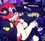 Rating: s
ID: 4862112
Date: 2024-06-18 13:10:43 -0400
Status: active
Score: 28
2022 3_claws 4_fingers 4_toes 5_fingers :< >:< absurd_res ambiguous_feral ambiguous_gender anthro artist_name big_breasts big_eyes biped black_clothing black_eyebrows black_eyes black_fingernails black_freckles black_nails black_nose black_shirt black_spots black_stripes black_tank_top black_topwear black_whiskers blep blue_body blue_ears blue_eyeshadow blue_fur blue_inner_ear_fluff blue_tail bottomwear breasts chair chromatic_aberration claws cleavage clothed clothed_anthro clothed_female clothing colored colored_nails computer computer_keyboard computer_monitor computer_mouse countershade_arms countershade_face countershade_feet countershade_hands countershade_legs countershade_scales countershade_torso countershading crescent_moon dated desk desk_mat detailed_background digital_drawing_(artwork) digital_media_(artwork) digitigrade domestic_cat domestic_pet drawing_tablet electronics eublepharid eyebrows eyelashes eyeshadow fangs feet felid feline felis female female_human feral finger_claws fingernails fingers freckled_arms freckled_breasts freckled_legs freckled_thighs freckles front_view fur furniture gecko gecko_tail glistening glistening_body glistening_breasts glistening_eyelids glistening_eyes glistening_hair glistening_shoulders glistening_skin green_sclera group hair hair_over_eye hi_res holding_tablet_pen human inner_ear_fluff lamp larger_female larger_human lava_lamp left-handed leopard_gecko lidded_eyes light_body light_skin lizard long_hair looking_at_viewer looking_back looking_back_at_viewer makeup mammal manic_(toxicsoul77) markings mimicry moon moon_print nails on_chair one_eye_obstructed paws pink_tongue pupils purple_bottomwear purple_clothing purple_shorts quadruped razz_(toxicsoul77) rear_view red_eyes red_hair reptile scale_markings scales scalie shelf shirt shorts signature sitting size_difference slit_pupils smaller_ambiguous smaller_feral spots spotted_markings striped_back striped_body striped_scales stripes table tablet_pen tail tail_markings tank_top teal_pupils teeth text thick_tail three-quarter_view toes tongue tongue_out toon_michaela topwear tourbox tourbox_neo toxicsoul77 triangle_(shape) trio tuft whiskers white_body white_claws white_countershading white_tail wire wired_controller yellow_body yellow_scales yellow_sclera yellow_spots post #4862112