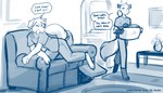 Rating: s
ID: 3521910
Date: 2022-08-22 14:34:59 -0400
Status: active
Score: 93
2022 7:4 adobe_photoshop_(artwork) anthro barefoot bite blue_and_white canid canine canis chasing_own_tail clothed clothing conditional_dnp dialogue digital_media_(artwork) digitigrade domestic_dog duo english_text evals eyes_closed feet fox hair happy hi_res holding_object inside keidran laundry_basket living_room male mammal mike_(twokinds) monochrome ponytail red_fox sketch smile tail tail_bite tail_in_mouth text tom_fischbach true_fox twokinds post #3521910