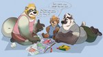 Rating: s
ID: 2176283
Date: 2020-03-11 00:31:37 -0400
Status: active
Score: 40
3_toes 4_fingers age_difference american_badger anthro badger barefoot beard biped black_body black_ears black_eyebrows black_eyes black_fur black_nose black_tail blonde_eyebrows blonde_hair blue_background blue_bottomwear blue_clothing blue_shirt blue_shorts blue_topwear bottomwear brown_body brown_ears brown_eyebrows brown_fur brown_hair canid canine canon_couple child claws clothed clothing coloring_book colson_grainger crayon critique dialogue digital_media_(artwork) english_text eyebrows eyewear facial_hair father_(lore) father_and_child_(lore) father_and_son_(lore) feet finger_claws fingers fluffy fluffy_tail fully_clothed fur glasses good_parenting green_bottomwear green_clothing green_pants grey_body grey_clothing grey_fur grey_shirt grey_topwear group hair hand_on_belly holding_object igiveyoulemons kneeling looking_at_another lying male male/male mammal multicolored_body multicolored_fur mustelid musteline older_male on_front open_mouth overweight overweight_anthro overweight_male pants paper parent_(lore) parent_and_child_(lore) parent_and_son_(lore) pink_clothing pink_shirt pink_tongue pink_topwear plantigrade raccoon_dog red_bottomwear red_clothing red_shorts ring sebastien_grainger shirt short_tail shorts simple_background sitting size_difference smile son_(lore) speech_bubble sweet_leaves t-shirt tail tank_top tanuki teeth text toby_grainger toes tongue topwear two_tone_body two_tone_fur two_tone_tail whisker_spots white_body white_fur white_hair white_tail young young_anthro young_male younger_male post #2176283