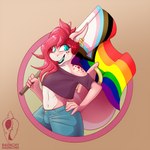 Rating: s
ID: 2765830
Date: 2021-06-01 20:27:50 -0400
Status: active
Score: 22
1:1 anthro bottomwear charlie_peaches_(raunchyhaunches) clothing crop_top digital_media_(artwork) ear_piercing fish flag flag_(object) furgonomics furry-specific_piercing green_eyes hair hand_on_hip hi_res holding_flag holding_object jewelry lgbt_pride lgbt_pride_month long_hair mackerel_shark male marine open_mouth piercing pink_body pink_skin pride_color_flag pride_colors progress_pride_colors rainbow_flag rainbow_pride_colors rainbow_pride_flag rainbow_symbol raunchyhaunches red_hair shaded shark shirt shorts simple_background smile solo standing tail tail_piercing teeth thresher_shark tongue topwear post #2765830