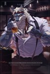 Rating: s
ID: 4646794
Date: 2024-03-09 09:44:48 -0500
Status: active
Score: 17
absurd_res accessory against_counter against_furniture against_surface alcohol anthro areola badge bar bar_counter beard beverage biceps black_bottomwear black_clothing black_nose black_pants blue_body blue_fur blue_markings body_hair bottomwear canid canine claws clothed clothing container counter cup digital_media_(artwork) drinking_glass ear_piercing ear_ring english_text eye_scar eyebrows facial_hair facial_scar fingers fur furniture glass glass_container glass_cup gold_(metal) gold_jewelry hair headband hi_res holding_beverage holding_glass holding_object inside jewelry leaning leaning_on_counter looking_at_viewer male mammal markings muscular muscular_anthro muscular_male necklace nose_scar open_clothing open_shirt open_topwear pants pecs piercing pink_areola police_badge red_headband ring_piercing scar shirt smile solo text topwear tuft white_beard white_body white_claws white_clothing white_eyebrows white_facial_hair white_fur white_hair white_shirt white_topwear yellow_eyes yuezai_1 post #4646794