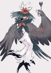 Rating: s
ID: 4936371
Date: 2024-07-22 19:51:44 -0400
Status: active
Score: 15
2024 3_toes 4_fingers ambiguous_gender anthro arrow_(weapon) beak black_beak black_claws brown_body brown_feathers claws colored dipstick_fingers feather_hands feathers feet fingers generation_8_pokemon green_body green_feathers hi_res hisuian_decidueye hisuian_form holding_arrow holding_object looking_at_object markings multicolored_body multicolored_feathers nintendo orange_body orange_feathers orange_markings pokemon pokemon_(species) pseudo_clothing pseudo_hat pupils ranged_weapon regional_form_(pokemon) simple_background slit_pupils solo standing tail tail_feathers talons toe_claws toes triangle_(shape) weapon white_background white_body white_feathers white_fingers winged_arms wings yaonokumo yellow_eyes post #4936371