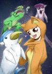 Rating: s
ID: 598053
Date: 2015-02-04 03:30:26 -0500
Status: active
Score: 4
ambiguous_gender avian beak bird cat_costume clothing costume female feral ghost group hebe_(hebereke) hebereke human jennifer_(hebereke) mammal o-chan penguin scalie spirit sukezaemon unknown_artist post #598053
