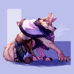 Rating: s
ID: 3605501
Date: 2022-10-04 04:38:19 -0400
Status: active
Score: 18
1:1 anthro azbel bandage bottomwear canid canine canis claws clothed clothing coat cygames dagger digitigrade feet fur fur_markings grey_body grey_fur hair klaus_(world_flipper) kneeling kneeling_on_ground loincloth male mammal markings melee_weapon on_one_knee open_clothing pants red_eyes shaded simple_background solo topwear weapon white_body white_fur white_hair wolf world_flipper post #3605501