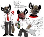 Rating: s
ID: 4484335
Date: 2023-12-20 16:34:25 -0500
Status: active
Score: 45
2023 5_fingers aggretsuko anthro biped black_nose bottle brown_body brown_fur cheek_tuft clothed clothing container drunk facial_tuft fingers fur green_eyes haida_(aggretsuko) holding_bottle holding_container holding_object hyena j4mble5 looking_at_viewer male mammal multiple_images necktie necktie_headband question_mark sanrio simple_background sketch solo spotted_hyena standing substance_intoxication tuft white_background post #4484335