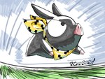 Rating: s
ID: 5547979
Date: 2025-05-04 07:01:40 -0400
Status: active
Score: 3
2024 4:3 ambiguous_feral ambiguous_gender black_body black_ears black_eyes black_kerchief black_neckerchief blue_sky cloven_hooves dated determined domestic_pig feral grass hi_res hooves kerchief mammal multicolored_kerchief multicolored_neckerchief neckerchief neckwear outside p-chan pink_hooves plant ranma_1/2 rongs1234 running signature sky snout solo suid suine sus_(pig) two_tone_kerchief two_tone_neckerchief yellow_kerchief yellow_neckerchief post #5547979