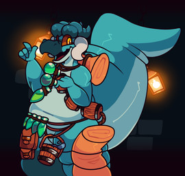 Rating: s
ID: 5058468
Date: 2024-09-18 11:56:15 -0400
Status: active
Score: 6
adventurer anthro barrel bedroll belly big_belly big_tail blue_body blue_scales blue_skin brick_wall bucket cassel_(autumz) container datbx dragon dungeon female grey_background grey_horn happy hi_res highlights_(coloring) horn huge_tail lamp lantern mythological_creature mythological_scalie mythology orange_eyes orange_sclera overweight overweight_anthro overweight_female potion potion_bottle raised_hand rope satchel scales scalie simple_background skin_folds smile snout solo tail trans_(lore) trans_woman_(lore) wall_(structure) water wavy_mouth yellow_eyes post #5058468