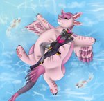 Rating: s
ID: 3916683
Date: 2023-03-08 14:04:21 -0500
Status: active
Score: 4
anthro avali avian belly duo fish hi_res inflatable latex lying male male/male marine on_back outside pond pool_toy pooltoy_transformation relaxing roadkill_(ormond2001) samuelwolfo smile squeak squeaking summer swimming teeth water waterscape wings zavi_(z-grate) post #3916683