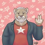 Rating: s
ID: 3661081
Date: 2022-10-31 06:47:44 -0400
Status: active
Score: 9
1:1 :3 alternate_species anthro bear beard brazil brazilian brown_body brown_fur clothed clothing colored countershade_fur countershade_hands countershading facial_hair fur furrification hair hi_res luiz_inacio_lula_da_silva male mammal missing_finger ordinarysstar portuguese_description red_clothing red_shirt red_topwear shaded shirt soft_shading solo star topwear post #3661081
