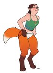 Rating: s
ID: 1561352
Date: 2018-06-01 05:41:21 -0400
Status: active
Score: 36
2018 blackshirtboy bottomwear breasts brown_hair canid canine claws clothed clothing costume digitigrade female fox fursuit hair hi_res human human_to_anthro inside_out_transformation legwear looking_at_viewer mammal pants shirt simple_background solo species_transformation standing suit_transformation tank_top topwear transformation transformative_clothing white_background post #1561352