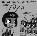 Rating: s
ID: 5038134
Date: 2024-09-08 19:47:24 -0400
Status: active
Score: 31
2024 antennae_(anatomy) anthro arthropod black_hair blossom_(if) clothed clothing dialogue english_text eye_contact female fully_clothed greyscale group hair hi_res if_(2024) insect looking_at_another meme monochrome open_mouth paramount_pictures pie_cut_eyes she_looks_like_she_fucks teeth text tjpones tongue white_devils_"agreed" post #5038134