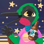 Rating: s
ID: 4027256
Date: 2023-05-01 23:47:35 -0400
Status: active
Score: 22
1:1 4_fingers alcohol anthro apodiform avian beak beer beer_bottle beverage bird black_eyes bottle clothed clothing container digital_media_(artwork) feathered_wings feathers fingers front_view gesture green_body grey_beak hand_gesture holding_beer holding_beverage holding_object hummingbird icon logo long_beak looking_at_viewer low_res male multicolored_body night night_in_the_woods nyar nyar_(character) ok_sign open_mouth pink_clothing pink_shirt pink_t-shirt pink_topwear portrait shirt simple_background sky smile solo star starry_sky synthwave t-shirt thehiggles three-quarter_view topwear winged_arms wings yellow_sclera post #4027256