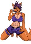 Rating: s
ID: 4099599
Date: 2023-06-08 21:48:24 -0400
Status: active
Score: 30
abs anthro athletic athletic_anthro athletic_female athletic_wear big_breasts bottomwear bra breasts canid canine canis clothing exposure_variation female fur gym_bottomwear hair hi_res kincaid mammal midriff navel orange_body orange_fur purple_hair solo spike_the_furry sports_bra the_adventures_of_kincaid underwear wolf post #4099599