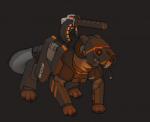Rating: s
ID: 611488
Date: 2015-02-26 23:26:23 -0500
Status: active
Score: 44
adjot ambiguous_gender armor canid canine cannon cybernetics cyborg deimanca feral futuristic grey_background machine mammal paws quadruped ranged_weapon simple_background solo turret weapon post #611488