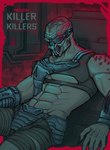 Rating: s
ID: 5658784
Date: 2025-06-21 18:16:52 -0400
Status: active
Score: 5
5_fingers abs alien armor claws clothed clothing detailed_background enime_02 finger_claws fingers hi_res humanoid leg_wraps male muscular muscular_humanoid muscular_male predator_(franchise) red_eyes sitting solo wraps yautja post #5658784