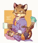 Rating: s
ID: 4387361
Date: 2023-11-01 05:54:47 -0400
Status: active
Score: 154
2023 anthro brown_body brown_fur bust_portrait chest_tuft clothed clothing computer container cup dialogue digital_media_(artwork) domestic_cat electronics fangs felid feline felis filip_mialczynski footwear full-length_portrait fur hi_res holding_object laptop legs_in_air logo long_sleeves looking_at_viewer loukami lying male mammal mug multiple_poses on_back one_eye_closed open_clothing open_shirt open_topwear pillow pink_nose polish_text portrait pose pracuj_pl shirt shoes smile solo striped_body striped_fur stripes t-shirt tan_body tan_fur teeth text topwear translated tuft underwear whiskers wink post #4387361
