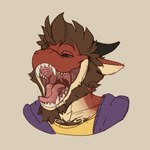 Rating: s
ID: 3015901
Date: 2021-11-08 16:32:36 -0500
Status: active
Score: 16
1:1 absurd_res anthro beard bodily_fluids body_hair brown_eyes brown_hair bust_portrait chest_fur chest_hair chest_tuft clothed clothing digital_media_(artwork) dragon dragonborn_(dnd) dungeons_and_dragons eyebrows facial_hair fangs hair hasbro hi_res hoodie horn imminent_vore male maty_the_dragon_(character) mouth_shot mxquill_(artist) mythological_creature mythological_scalie mythology open_mouth portrait pred_focus presenting presenting_mouth red_body red_scales saliva saliva_string scales scalie sharp_teeth shirt simple_background smile smug solo teeth thick_eyebrows throat tongue tongue_out topwear tuft uvula wizards_of_the_coast post #3015901
