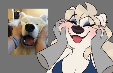 Rating: s
ID: 5675220
Date: 2025-06-29 11:20:36 -0400
Status: pending
Score: 41
ambiguous_gender anthro breasts canid canine canis cheek_tuft cleavage clothed clothing daww domestic_dog eyebrows eyeliner eyeshadow face_squish facial_tuft female feral fur hair happy humor kimbra_(trishabeakens) long_hair makeup mammal nordic_sled_dog parody photo_reference photography_(artwork) raised_eyebrows real reference_image samoyed solo spitz squish tongue tongue_out trishabeakens tuft white_body white_fur post #5675220
