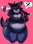 Rating: s
ID: 5567937
Date: 2025-05-12 20:32:36 -0400
Status: pending
Score: 4
2022 ahoge angry anthro bangs bat_(object) belly big_breasts biped black_bra black_clothing black_panties black_underwear blush blush_lines bra breasts cleavage clothed clothing curvy_figure digital_drawing_(artwork) digital_media_(artwork) female fish fish_tail front_view frown hair harper_(locksnurf) hi_res holding_baseball_bat holding_bat huge_thighs locksnurf long_hair looking_at_viewer love_handles marine markings narrowed_eyes navel overweight overweight_anthro overweight_female panties pink_background portrait purple_body purple_hair purple_skin red_eyes shark simple_background solo speech_bubble spiked_bat spots spotted_body standing stare tail thick_thighs three-quarter_portrait underwear underwear_only wide_hips post #5567937