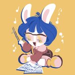 Rating: s
ID: 5617260
Date: 2025-06-02 19:49:20 -0400
Status: pending
Score: 2
1:1 allegra_(mario_plus_rabbids) anthro bangs baton bent_arm black_eyes blue_hair bottomwear brown_bottomwear brown_clothing brown_eyewear brown_glasses brown_shorts brown_sweater brown_topwear clothing digital_drawing_(artwork) digital_media_(artwork) drop_shadow english_description eyewear female footwear full-length_portrait fur glasses hair half-closed_eyes hi_res holding_baton lagomorph lineless long_ears mammal mario_plus_rabbids_sparks_of_hope mitten_hands motion_lines music_sheet musical_note musical_symbol narrowed_eyes noseless open_mouth open_smile portrait rabbid raving_rabbids raygirl rayman_(series) red_tongue shaded shoes shorts simple_background simple_shading singing sitting smile solo sweater symbol tan_clothing tan_dress_shirt tan_footwear tan_inner_ear tan_shoes tan_socks tongue topwear ubisoft white_body white_fur yellow_background post #5617260