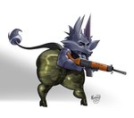 Rating: s
ID: 4631569
Date: 2024-03-01 09:03:34 -0500
Status: active
Score: 17
2024 anthro assault_rifle big_butt black_body black_fur breasts butt camo camo_clothing camo_print canid canine canis cheek_tuft chibi cleavage clothed clothing dubmare eyebrows facial_tuft female fur gun gunfire holding_object holding_weapon kairolarts leaning leaning_forward leggings legwear lips long_ears mammal muscular pattern_clothing raised_tail ranged_weapon rifle solo standing striped_body stripes tail thick_bottom_lip thick_thighs tight_clothing tuft weapon wide_hips wolf post #4631569