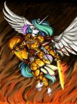 Rating: s
ID: 781963
Date: 2015-12-08 02:48:03 -0500
Status: active
Score: 30
2015 absurd_res amethyst_(gem) anthro anthrofied armor barefoot belt belt_buckle bracers breastplate buckle circlet clothing couter cuirass cuisse embers equid equine feathered_wings feathers feet female fire fire_background flaming_sword flaming_weapon flying friendship_is_magic full-length_portrait gauntlets gem gloves gold_(metal) gold_armor greaves hair handwear hasbro hi_res hooves horn huge_filesize kite_shield longinius longsword magic_weapon mammal melee_weapon metal_shield midair multicolored_hair my_little_pony mythological_creature mythological_equine mythology pauldron plate_armor poleyn portrait princess_celestia_(mlp) rainbow_hair rerebrace scabbard scalemail shield solo sparks sword two_handed_sword two_handed_weapon vambrace weapon white_body white_feathers winged_unicorn wings post #781963