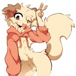 Rating: s
ID: 5597541
Date: 2025-05-25 14:08:30 -0400
Status: active
Score: 22
1:1 ambiguous_gender anthro bottomless brown_body brown_eyes brown_fur canid canine canis clothed clothing conditional_dnp crotch_tuft domestic_dog fangs floppy_ears fur gesture goobysart hand_gesture hi_res hoodie hoodie_only jordyn_(goobysart) mammal pantsless pink_clothing pink_hoodie pink_topwear smile smiling_at_viewer solo tan_body tan_fur teeth topwear topwear_only tuft v_sign post #5597541