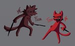 Rating: s
ID: 5541350
Date: 2025-05-01 08:29:01 -0400
Status: active
Score: 2
anthro arm_blade duo felid feline female franagonzala fusa_giko grey_background hair knife male mammal maroon_body red_body roblox shaded sharp_teeth signature simple_background spiky_hair teeth tongue tongue_out tsu_(2channel) whiskers post #5541350