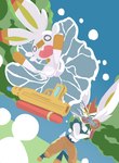 Rating: s
ID: 5524633
Date: 2025-04-23 07:13:46 -0400
Status: active
Score: 24
buckteeth cinderace covering_butt day duo fur generation_8_pokemon grass hi_res launched nintendo open_mouth open_smile osakanap3fish outside plant pokemon pokemon_(species) running scorbunny shocked sky smile splash teeth toy toy_gun tree water water_gun white_body white_fur yellow_inner_ear post #5524633