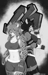Rating: s
ID: 5573460
Date: 2025-05-15 04:30:59 -0400
Status: active
Score: 23
2025 absurd_res anthro cheetah clothing comic cover cover_art cover_page duo felid feline female female/female fight hair hi_res long_hair mammal monochrome pantherine ponytail smile sportswear standing tiger verelin wrestling wrestling_clothing wrestling_outfit post #5573460