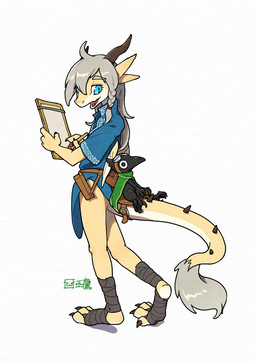 Rating: s
ID: 5770853
Date: 2025-08-10 23:49:43 -0400
Status: active
Score: 8
ambiguous_gender anthro avian bai_ling beak biped bird black_body black_feathers blue_clothing blue_eyes blue_shirt blue_topwear bottomless cape claws clothed clothing corvid corvus_(genus) dragonewt duo fangs feathers feral finger_claws green_cape green_clothing grey_hair hair hi_res horn hydrowing long_hair looking_at_another male_(lore) mo_hui open_mouth oscine passerine raven saddle shaded shirt signature simple_background sitting snout spiked_tail spikes spikes_(anatomy) standing tail tail_tuft tan_body teeth toe_claws tongue topwear tuft white_background post #5770853