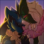 Rating: s
ID: 5388056
Date: 2025-02-21 12:04:38 -0500
Status: active
Score: 79
1:1 2025 ambiguous_gender anthro blue_body blue_fur blue_hair blush blush_lines bow_ribbon cajunfoxnight canid canine claws dated duo eyes_closed felid feline female female/female female_(lore) foreheads_touching fur generation_4_pokemon generation_9_pokemon green_body green_hair grey_hair hair lucario mammal meowscarada nintendo paw_to_paw pawpads paws pokemon pokemon_(species) signature valkyrie_(cajunfoxnight) whiskers zatanna_(cajunfoxnight) post #5388056