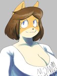 Rating: s
ID: 5543855
Date: 2025-05-02 12:14:43 -0400
Status: active
Score: 6
2020 3:4 anthro big_breasts blue_eyes breasts brown_hair bust_portrait canid canine canis cleavage closed_smile clothed clothing digital_drawing_(artwork) digital_media_(artwork) domestic_dog english_description english_text eyebrow_through_hair eyebrows female fur grey_background hair huge_breasts june_(jinu) mammal mouth_closed portrait shiba_inu shirt simple_background smile solo spitz t-shirt tan_body tan_fur text text_on_t-shirt toonarscontent topwear translucent translucent_hair white_clothing white_shirt white_t-shirt white_topwear post #5543855