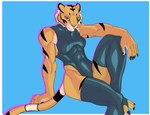 Rating: s
ID: 5619291
Date: 2025-06-03 20:11:35 -0400
Status: active
Score: 22
2021 abs anthro biped black_body black_clothing black_fur black_legwear black_leotard black_thigh_highs blue_background blue_eyes breasts claws clothed clothed_anthro clothed_female clothing colored f_draws feet felid female finger_claws fingers front_view fur half-closed_eyes happy hi_res humanoid_feet humanoid_hands legwear leotard long_tail looking_at_viewer lu_(f_draws) mammal markings medium_breasts muscular muscular_anthro muscular_female narrowed_eyes orange_body orange_fur outline pantherine plantigrade pose purple_outline simple_background sitting smile solo striped_markings stripes tail tan_body tan_fur thigh_highs tiger tight_clothing toe_claws toes yellow_sclera post #5619291