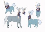 Rating: s
ID: 4590257
Date: 2024-02-10 11:16:31 -0500
Status: active
Score: 26
blue_body centaurworld clothing equid equid_taur female fluffy fluffy_hair fusion grey_body grey_skin hair hi_res hooves horse_(centaurworld) horse_ears human_torso mammal mammal_taur melee_weapon model_sheet netflix ponynok rider_(centaurworld) simple_background simple_coloring solo sword tail taur topwear weapon white_background white_hair post #4590257
