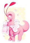 Rating: s
ID: 5647902
Date: 2025-06-17 03:32:03 -0400
Status: active
Score: 17
artist_name bloominglynx cherry dinosaur elemental_creature female feral flora_fauna food fruit generation_2_pokemon hi_res long_neck looking_at_viewer meganium mouth_closed nintendo pattern_background pink_body pink_eyes pink_tail plant pokemon pokemon_(species) prehistoric_species reptile sauropod sauropodomorph scalie side_view simple_background solo tail text post #5647902