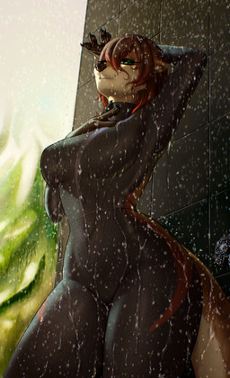 Rating: s
ID: 5704878
Date: 2025-07-12 21:05:10 -0400
Status: active
Score: 52
absurd_res anthro bathing beach beach_blanket breasts brown_body brown_fur brown_hair circle_eyebrows countershading diving_suit dripping_water dripping_wet eyebrows eyewear eyewear_only female fur green_eyes hair hi_res highlights_(coloring) inside light looking_at_viewer looking_down mammal marine marine_biologist markings membrane_(anatomy) multicolored_body multicolored_hair mustelid nerd nude otter pizhma pose red_highlights riley_delmare river_otter scientist short_hair shower showering solo striped_body striped_fur striped_markings striped_tail stripes sunlight tail tail_markings tan_body tan_fur thalassophilia_(zombiecowherd) two_tone_body water webbed_hands wet wet_body wet_fur wet_hair wetsuit post #5704878