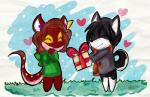 Rating: s
ID: 405733
Date: 2013-11-25 12:16:34 -0500
Status: active
Score: 1
anthro boa_(snake) boinae chibi clothing duo female gift heart_symbol holding_gift holding_object hoodie male mimimarie offering_gift offering_to_another rainbow_boa reptile scalie servo snake topwear zer0 zer0sanguine post #405733