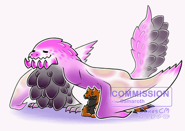 Rating: s
ID: 5721160
Date: 2025-07-20 10:06:25 -0400
Status: active
Score: 33
affectionate ambiguous_gender animated bazelgeuse belly black_belly boop brown_eyes canes-cm capcom daww duo eyes_closed fanged_wyvern feral flying_wyvern green_eyes heart_reaction heart_symbol jewelry love monster_hunter multicolored_body pendant pink_body pink_scales samaroth scales short_playtime tail tail_motion tailwag tobi-kadachi using_wings viper_tobi-kadachi white_body wing_hug wings post #5721160