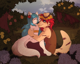 anthro black_nose blue_hair canine cat charmrage clothed clothing detailed_background dog duo feline female fur grass hair male mammal red_hair smile white_fur
Rating: Safe
Score: 0
User: Millcore
Date: July 21, 2017 anthro black_nose blue_hair canine cat charmrage clothed clothing detailed_background dog duo feline female fur grass hair male mammal red_hair smile white_fur
Rating: Safe
Score: 0
User: Millcore
Date: July 21, 2017