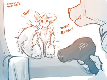 2017 anthro canine chest_tuft dialogue english_text feral fluffy fluffy_tail hair_dryer humor keidran mammal monochrome mrs_nibbly_(twokinds) poof rodent simple_background sitting sketch smile sound_effects squirrel sythe_(twokinds) text tom_fischbach tuft twokinds webcomic white_background wolf
Rating: Safe
Score: 5
User: Iago1
Date: June 21, 2017 2017 anthro canine chest_tuft dialogue english_text feral fluffy fluffy_tail hair_dryer humor keidran mammal monochrome mrs_nibbly_(twokinds) poof rodent simple_background sitting sketch smile sound_effects squirrel sythe_(twokinds) text tom_fischbach tuft twokinds webcomic white_background wolf
Rating: Safe
Score: 5
User: Iago1
Date: June 21, 2017