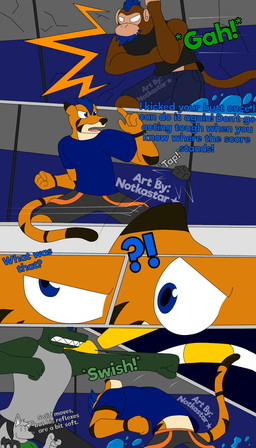 Rating: s
ID: 5746226
Date: 2025-07-31 03:05:10 -0400
Status: active
Score: 3
4:7 animated animated_comic anthro canid canine canis comic conditional_dnp dialogue dodging english_text felid fight fighting_pose flicking group haplorhine hi_res high_framerate inside male mammal monkey multiple_scenes notkastar pantherine pose primate punch rock short_playtime text tiger water wolf zatch_(notkastar) post #5746226
