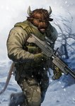 Rating: s
ID: 5613509
Date: 2025-06-01 08:52:59 -0400
Status: active
Score: 9
absurd_res anthro beautifulpanda20 bison bovid bovine brick_(grizzlygus) brown_body brown_fur fur gun hi_res holding_gun holding_object holding_ranged_weapon holding_weapon m60 machine_gun male mammal outside ranged_weapon snow snowstorm solo standing tactical tactical_gear tail weapon post #5613509