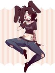 Rating: s
ID: 5433755
Date: 2025-03-14 20:45:20 -0400
Status: active
Score: 10
3:4 absurd_res ambiguous_gender animal_humanoid arm_tattoo belt black_hair bottomwear bridge_piercing choker clothing crop_top dahliabite_piercing denim denim_bottomwear denim_clothing dreamalgia facial_piercing hair hi_res humanoid jeans jewelry labret_piercing lagomorph lagomorph_humanoid leporid_humanoid lip_piercing mammal mammal_humanoid my_chemical_romance necklace nose_piercing pants piercing rabbit_humanoid septum_piercing shirt smile snakebite_piercing solo tattoo topwear post #5433755