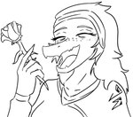 Rating: s
ID: 5581834
Date: 2025-05-18 16:56:03 -0400
Status: active
Score: 1
2024 accessory anthro baryonyx cavemanon_studios claws dinosaur eyelashes eyes_closed female finger_claws fingers flower freckled_face freckles hair headband hi_res i_wani_hug_that_gator jacket_ignites long_hair monochrome olivia_halford open_mouth open_smile plant prehistoric_species reptile rose_(flower) scalie sketch smile snout solo spinosaurid theropod watermark post #5581834