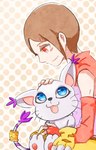 Rating: s
ID: 5051494
Date: 2024-09-15 04:23:57 -0400
Status: active
Score: 19
3_toes accessory animal_gloves bandai_namco blue_eyes brown_hair clothing digimon digimon_(species) digimon_adventure_02 domestic_cat duo ear_tuft feet felid feline felis female fur furgonomics gatomon gloves hair handwear happy hi_res hikari_kamiya holy_ring human jewelry mammal may-la pawpads petting pink_pawpads ring tail tail_accessory tail_jewelry tail_ring toes tuft white_body white_fur post #5051494