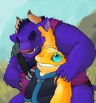 Rating: s
ID: 2455226
Date: 2020-10-20 21:26:24 -0400
Status: active
Score: 37
amphibian anthro arm_around_shoulder bovid bovine cattle duo frog fur hi_res horn killigan killigan's_treasure macsen male male/male mammal purple_body purple_fur sakuusa1243 scales size_difference slightly_chubby yellow_body yellow_scales post #2455226