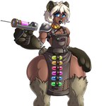 Rating: s
ID: 4344401
Date: 2023-10-10 15:11:08 -0400
Status: active
Score: 19
1:1 2023 4_fingers adjatha animal_humanoid apron arm_tuft big_forearms black_lipstick blonde_hair blue_eyes brown_body brown_fur clothing collar ear_piercing femboy fingers forearms fur hair hi_res humanoid hyena hyena_humanoid hyrax_(tits) leg_tuft lips lipstick looking_at_viewer makeup male mammal mammal_humanoid piercing shoulder_pads simple_background solo standing story story_in_description syringe syringe_gun thick_lips thick_thighs trials_in_tainted_space tuft vial white_background wide_hips yellow_collar post #4344401