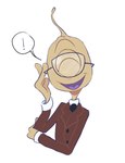 Rating: s
ID: 5524519
Date: 2025-04-23 05:10:54 -0400
Status: active
Score: 5
1_eye 3_fingers alien antennae_(anatomy) brown_clothing clothed clothing disney exclamation_point eyes_closed eyewear fingers glasses green_body green_skin happy ilovepleakley lilo_and_stitch male open_mouth open_smile plorgonarian purple_mouth purple_tongue simple_background smile solo speech_bubble tongue wendy_pleakley white_background post #5524519
