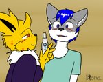 Rating: s
ID: 5546514
Date: 2025-05-03 16:05:42 -0400
Status: active
Score: 7
anthro badtoki blue_eyes blue_hair blush breasts canid canine canis clothed clothing duo female fiona_(artist) fur generation_1_pokemon grey_body grey_fur hair horn hybrid_pokemon male male/female mammal markings neck_tuft nida_(darknido) nidorina nintendo orange_body orange_fur pokemon pokemon_(species) pregnancy_test spots spotted_body spotted_fur taq tuft wolf yellow_body yellow_fur post #5546514